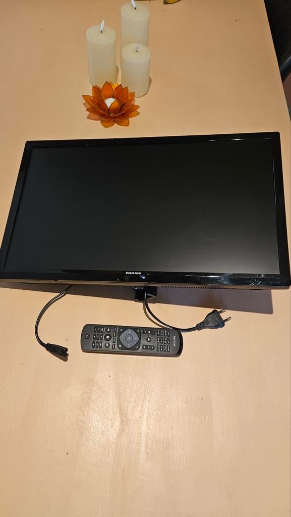 Philips 22 inch 55 cm Full HD LED TV met muurbeugel, Audio, Tv en Foto, Televisies, Philips, LED, 50 Hz, Ophalen of Verzenden