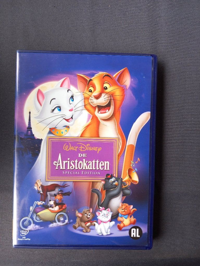 DVD Walt Disney De Aristokatten Speciale Editie gouden rug, Tekenfilm, Ophalen of Verzenden, Zo goed als nieuw, Alle leeftijden