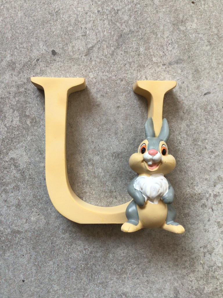 Stampertje met de letter U, Ophalen of Verzenden, Bambi of Dumbo, Nieuw, Beeldje of Figuurtje