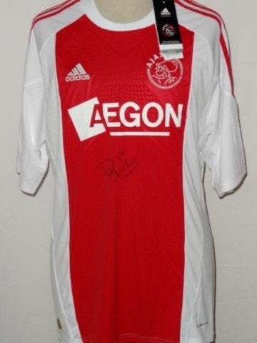 voetbalshirt Ajax gesigneerd nummer 17 Blind maat L, Maat L, Verzenden, Zo goed als nieuw, Shirt