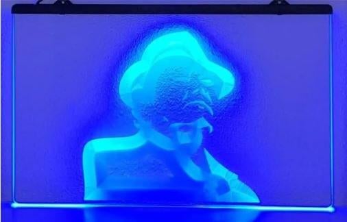 Andre Hazes 3D Led decoratie verlichting lamp, Verzamelen, Merken en Reclamevoorwerpen, Americansaleshop@gmail.com, Eu, Eu, Lichtbak of (neon) lamp