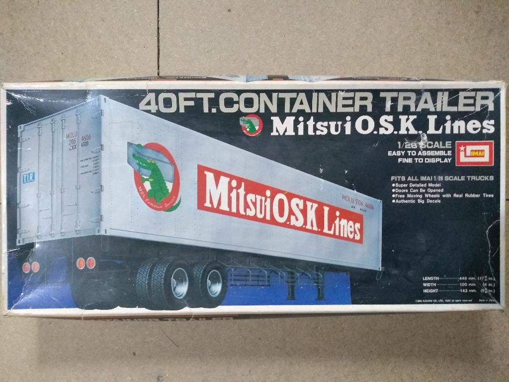 IMAI CONTAINER TRAILER 40ft., Overige merken, Groter dan 1:32, Nieuw, Ophalen of Verzenden