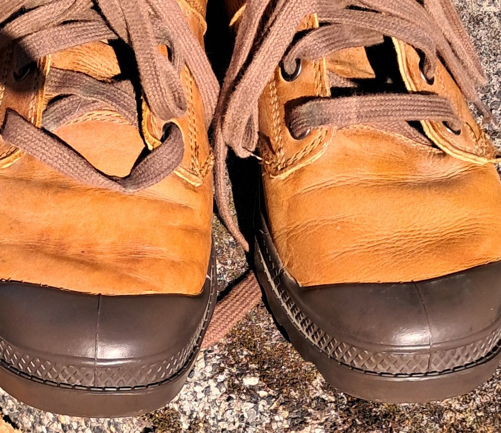 PALLADIUM 🍂  pallabrouse baggy leren laarsjes mt 37, Kleding | Dames, Schoenen, Bruin, Verzenden, Lage of Enkellaarzen, Palladium