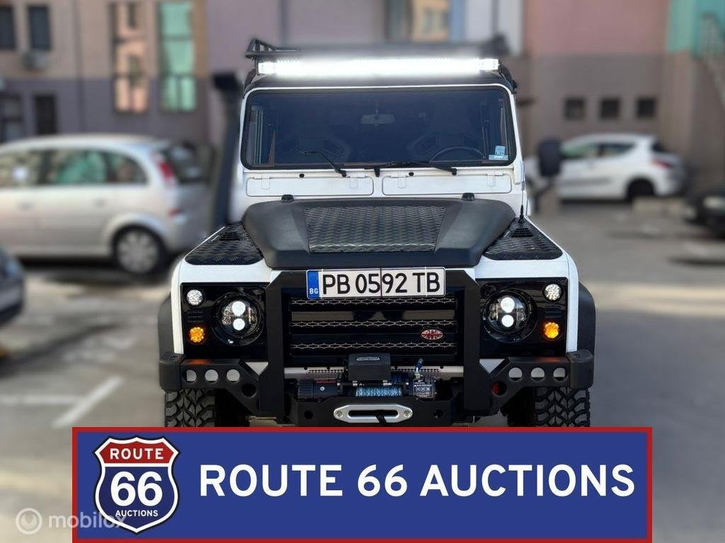 Land Rover Defender 110 Crew Cab Pickup | 2005 | Route 66 Au, Gebruikt, Overige carrosserieën, Zwart, Handgeschakeld