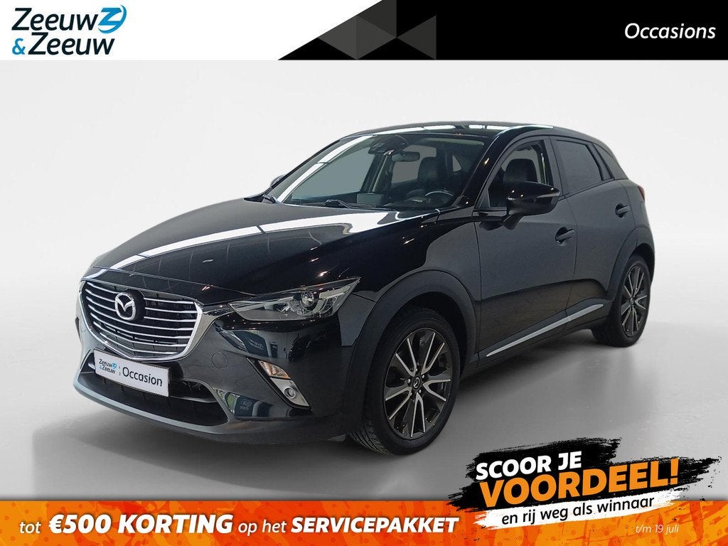 Mazda CX-3 2.0 SkyActiv-G 120 TS+ *Airco*Parkeersensoren*Led, Auto's, Mazda, Stof, Gebruikt, 4 cilinders, Handgeschakeld