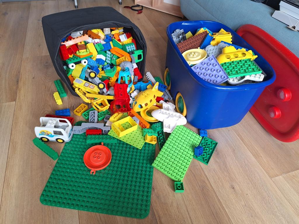 Enorme partij Duplo, Kinderen en Baby's, Speelgoed | Bouwstenen, Ophalen, Gebruikt, Overige merken