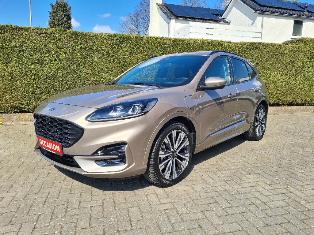FORD KUGA 2.5 PHEV ST-LINE | 2020 | Full Options |, Zwart, Beige, Plug-in hybride, 152 pk