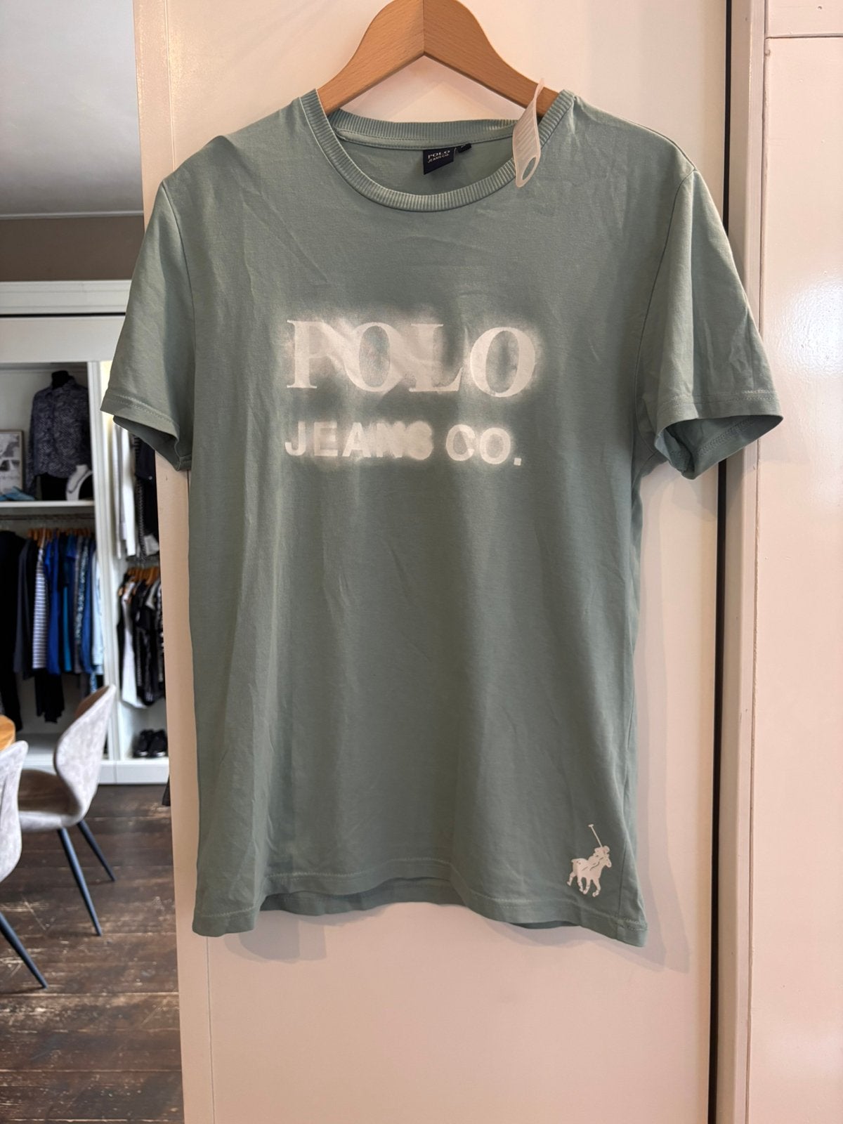 POLO ralph lauren t-shirt | Maat M/38, Ophalen of Verzenden, Zo goed als nieuw, Maat 48/50 (M), Blauw