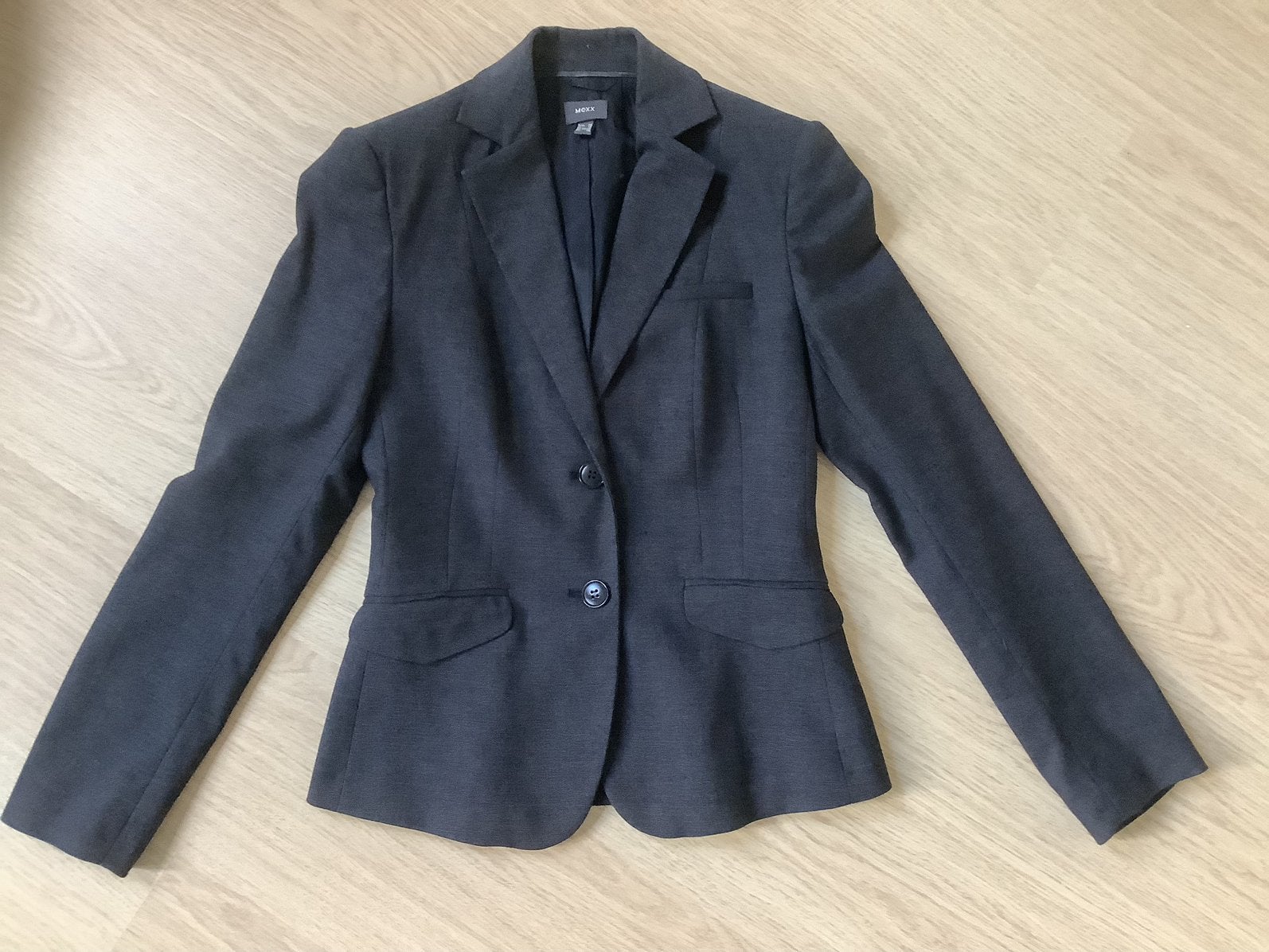 mooi donkergrijs / antraciet kleurig jasje van Mexx maat 36, Ophalen of Verzenden, Zo goed als nieuw, Maat 36 (S), Zwart
