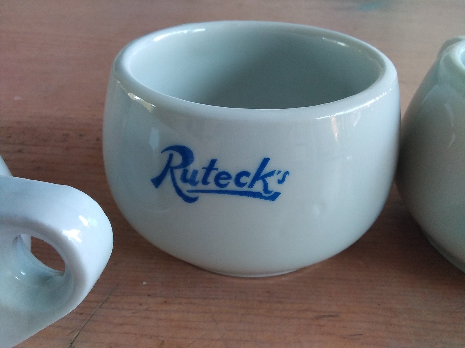Lunchroom Ruteck's koppen / Petrus Regout Maastricht, Verzenden, Aardewerk, Overige stijlen, Kop(pen) en/of Schotel(s)