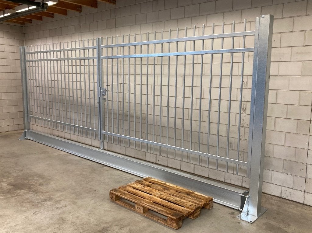 voorgemonteerde spijlen poort NIEUW uit vooraad leverbaar, Ophalen, Met poort, Nieuw, Spijlenhekwerk