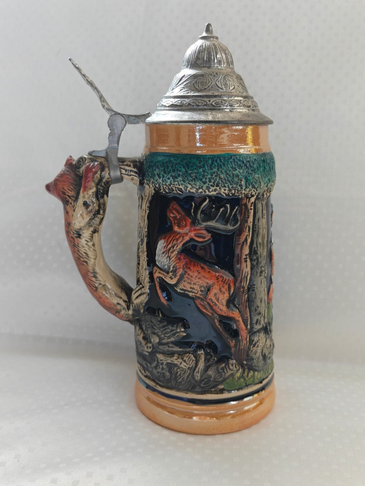 Vintage Zöller & Born jacht bierpul met vos – Western German, Antiek en Kunst, Ophalen of Verzenden