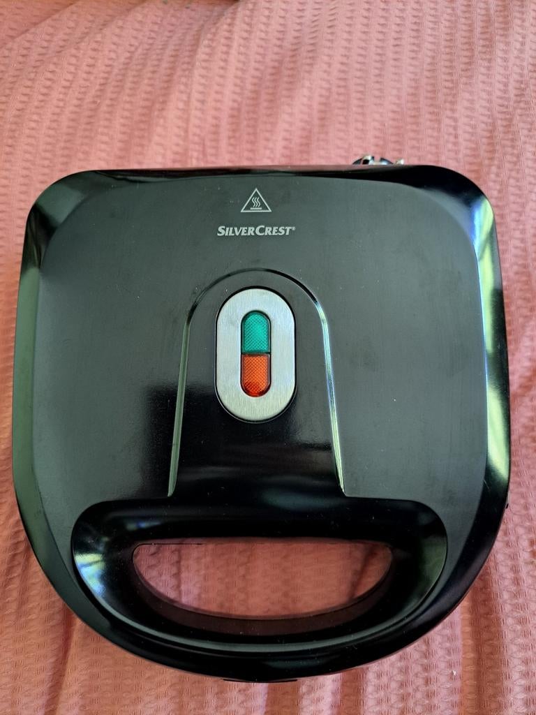 SilverCrest tosti-ijzer / sandwichmaker, Witgoed en Apparatuur, Contactgrills, Zo goed als nieuw, Ophalen