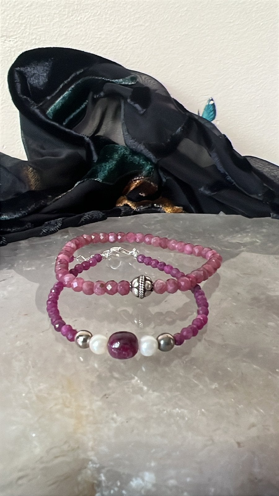 Armband & consult nav numerologie liefde/ troost/ rouw uniek, Met bedels of kralen, Magnolia11, Nieuw, Ophalen of Verzenden