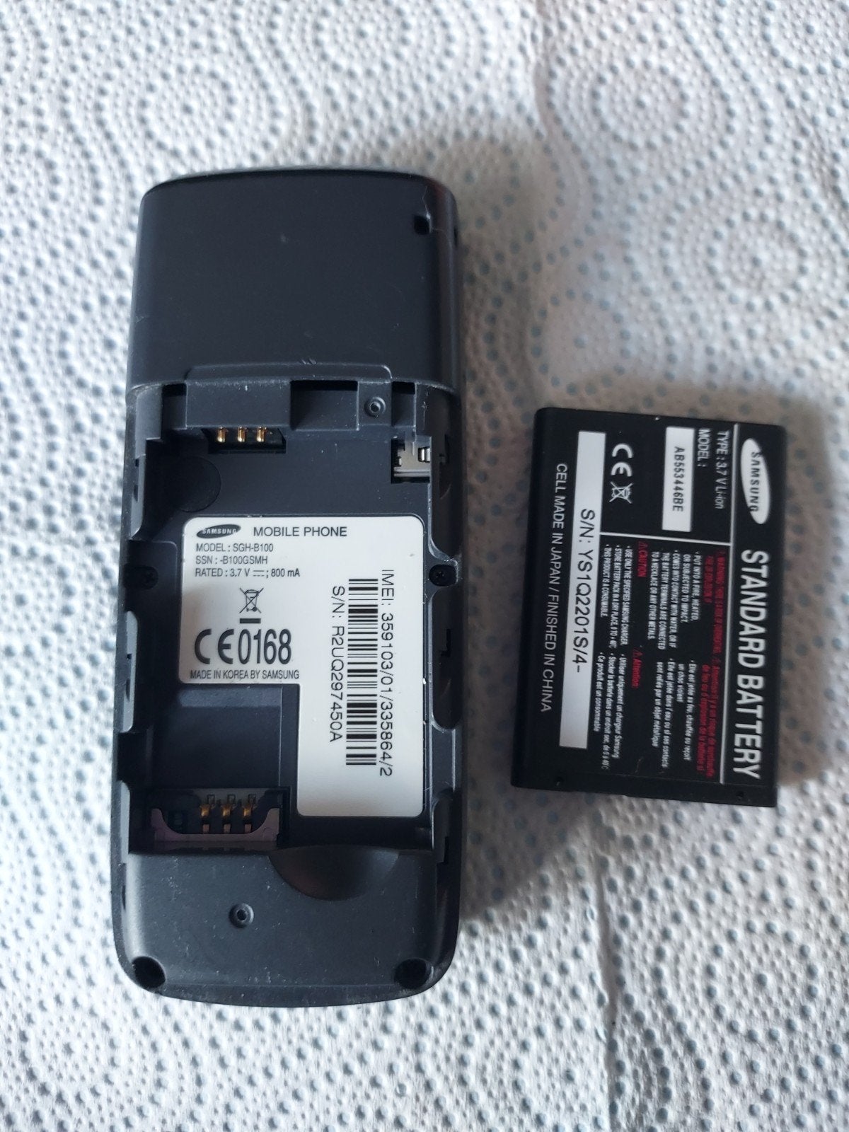 Samsung SGH-B100 (T-Mobile) - Zonder oplader/oordopjes, Gebruikt, Overige modellen, Geen camera, Zwart