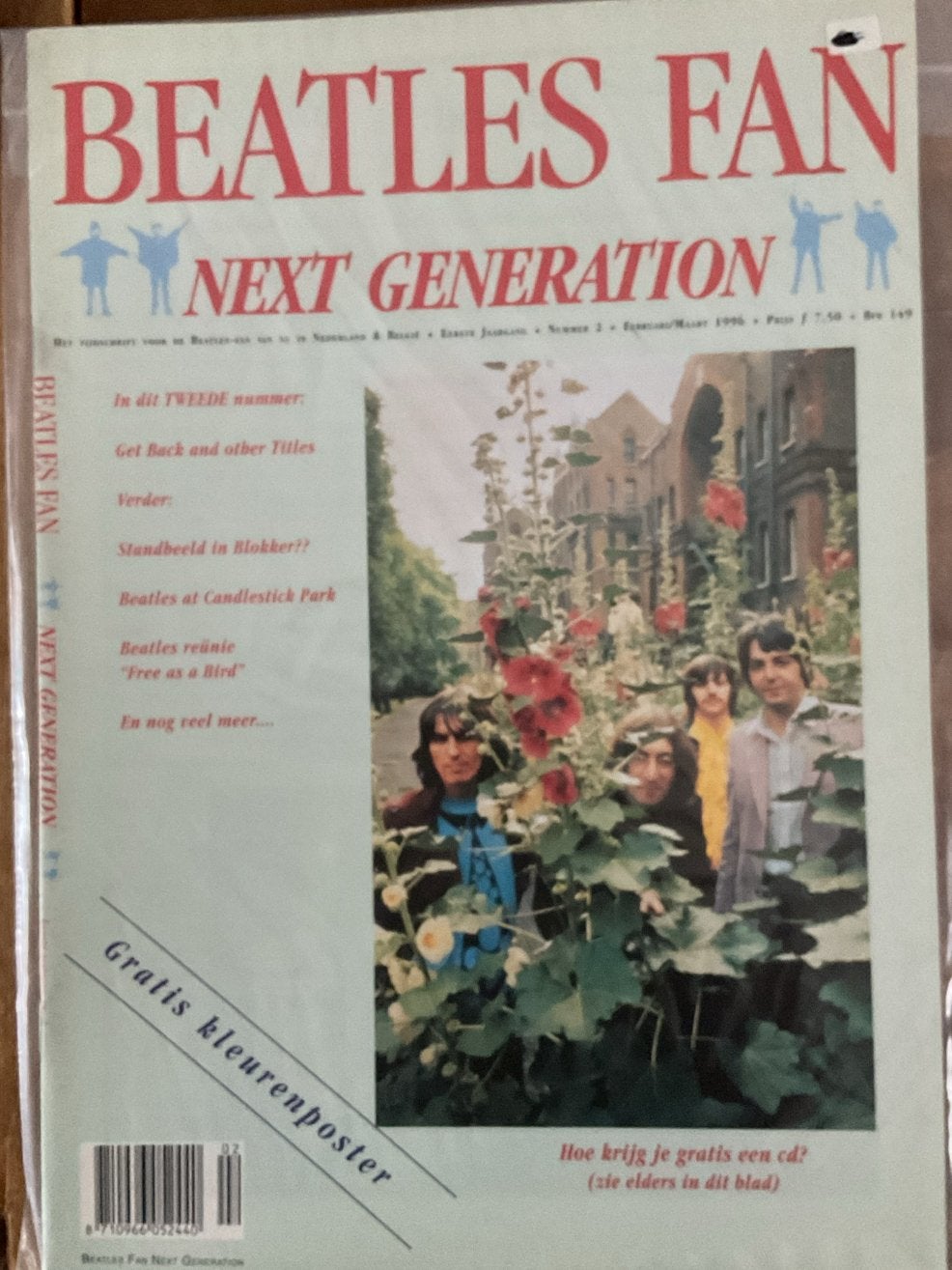 Beatles Fan Next Generation Magazine - Gratis Poster, Verzenden, Zo goed als nieuw, Muziek, Film of Tv