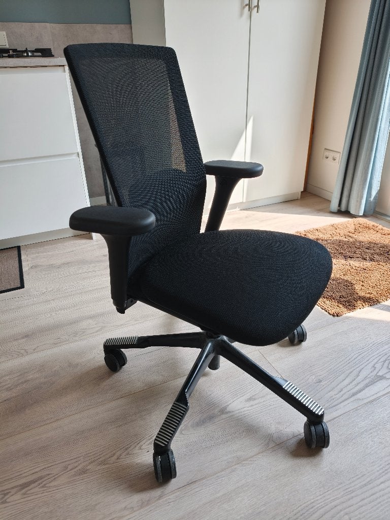 HAG Bureaustoel, Ophalen, Zwart, Zo goed als nieuw, Bureaustoel