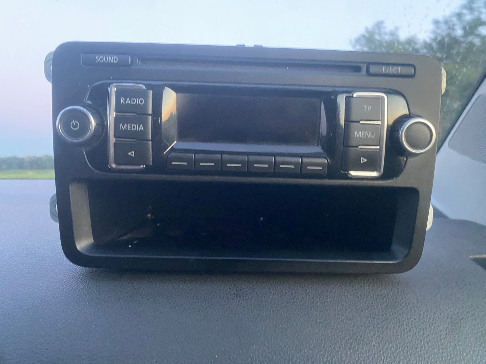 Volkswagen Polo 2011 Radio - Origineel VW Onderdeel, Ophalen of Verzenden, Gebruikt