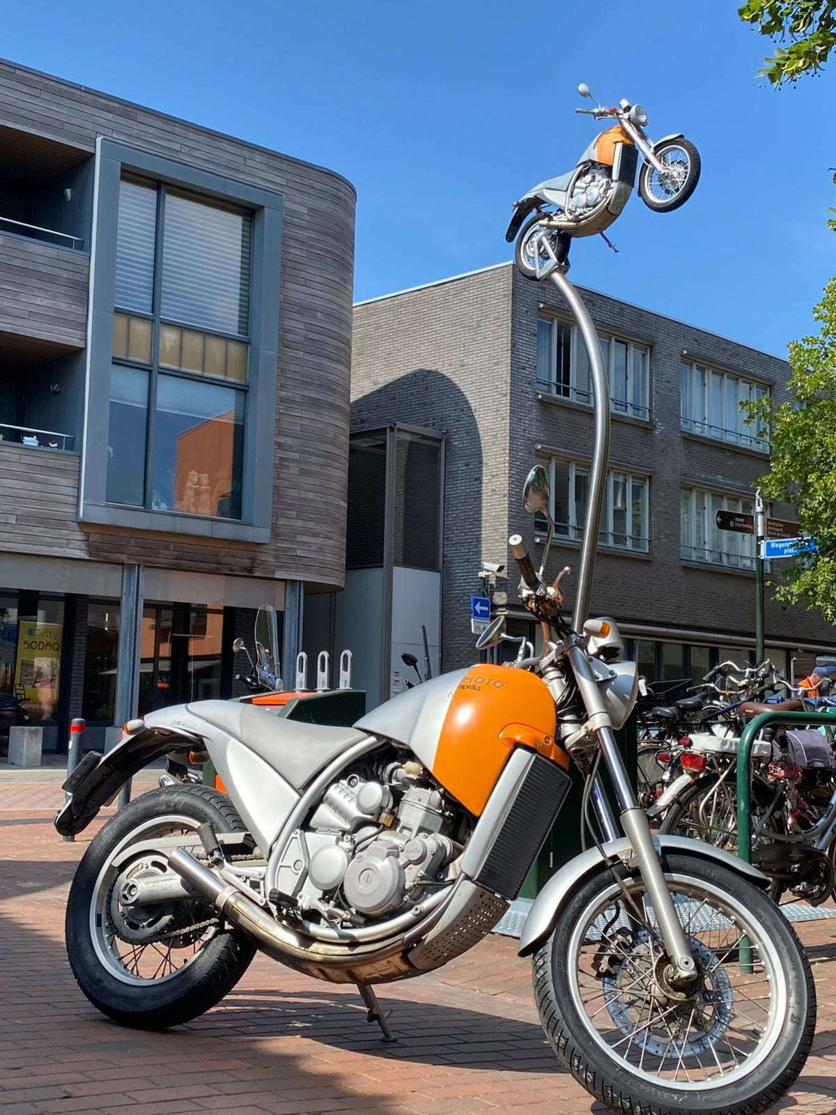 1100km Aprilia Moto 6.5 Philippe Starck, Occasion, Particulier, Overig, Minimaal motorrijbewijs A2