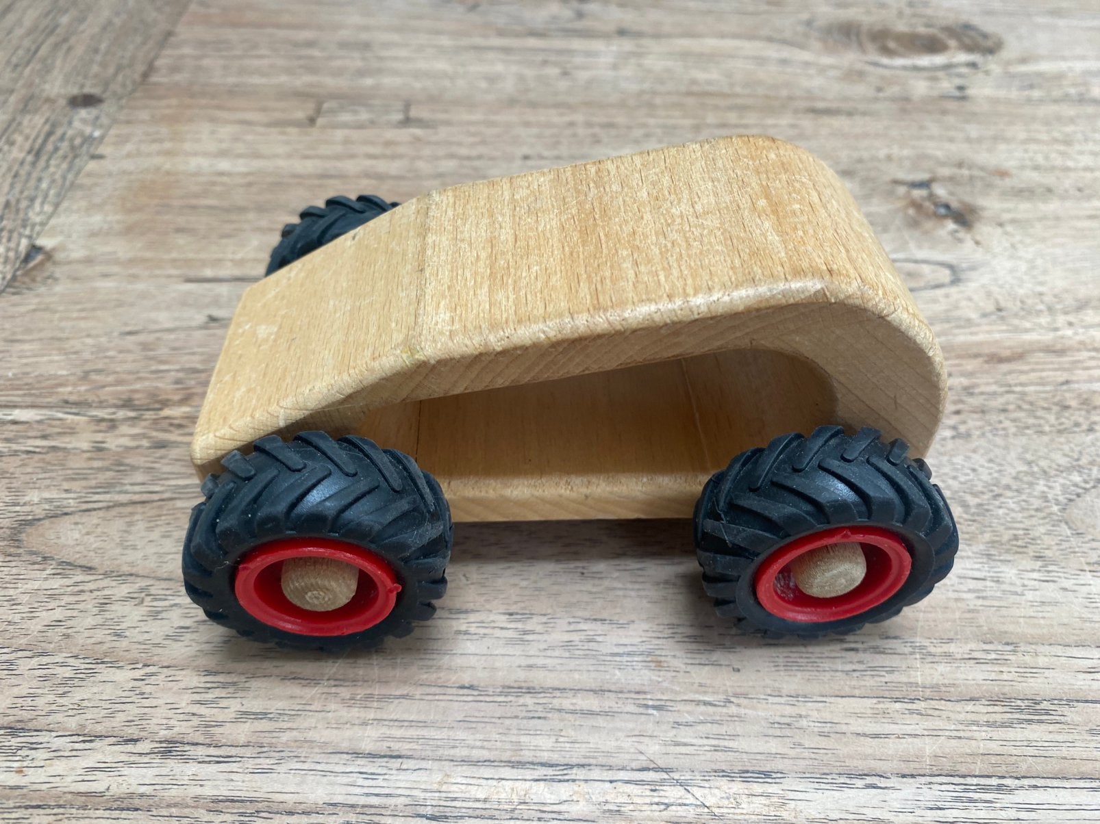 Fagus houten grijpauto/auto met gat, zgan, Ophalen of Verzenden, Zo goed als nieuw