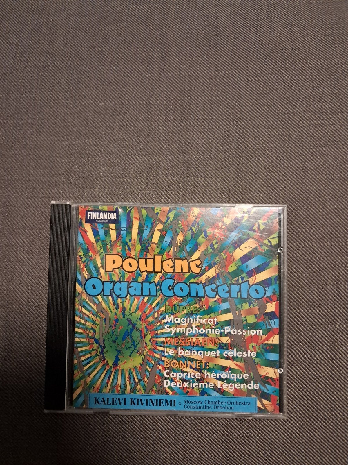 Poulenc organ concerto, dupre, messiaen, bonnet, Verzenden, Modernisme tot heden, Gebruikt, Overige typen
