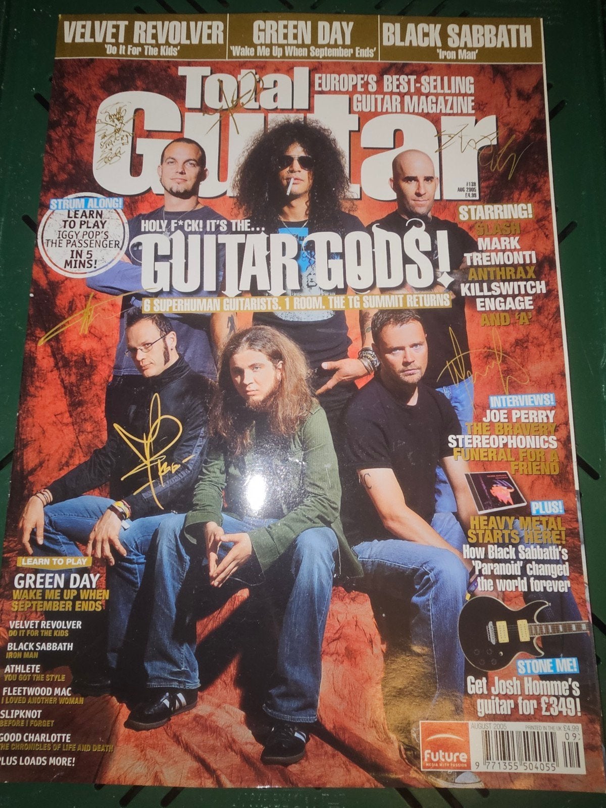 Total Guitar Magazine - Guitar Gods (Augustus 2006), Ophalen of Verzenden, Zo goed als nieuw, Muziek, Film of Tv