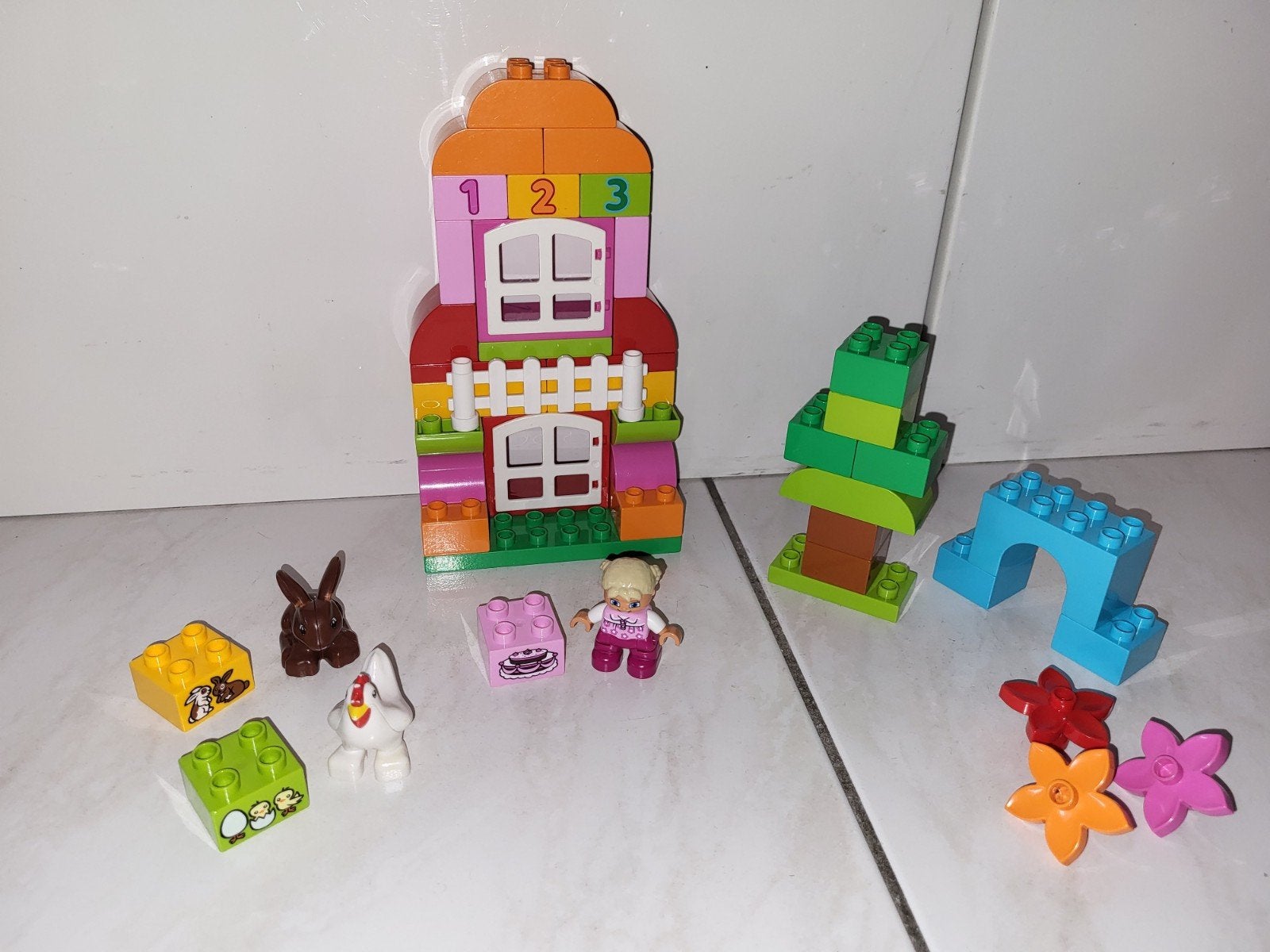 Duplo leuke speelset met dieren en kindje, Gebruikt, Ophalen of Verzenden, Duplo, Duplo