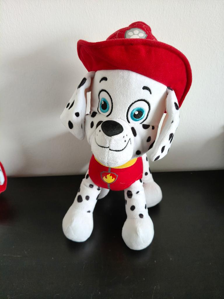 Paw Patrol Marshall knuffel 25 cm, Paw Patrol, Ophalen, Zo goed als nieuw, Hond