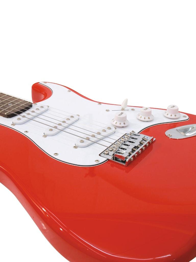 DIMAVERY ST-203 Electric Guitar red, ., Nieuw, Ophalen of Verzenden, .