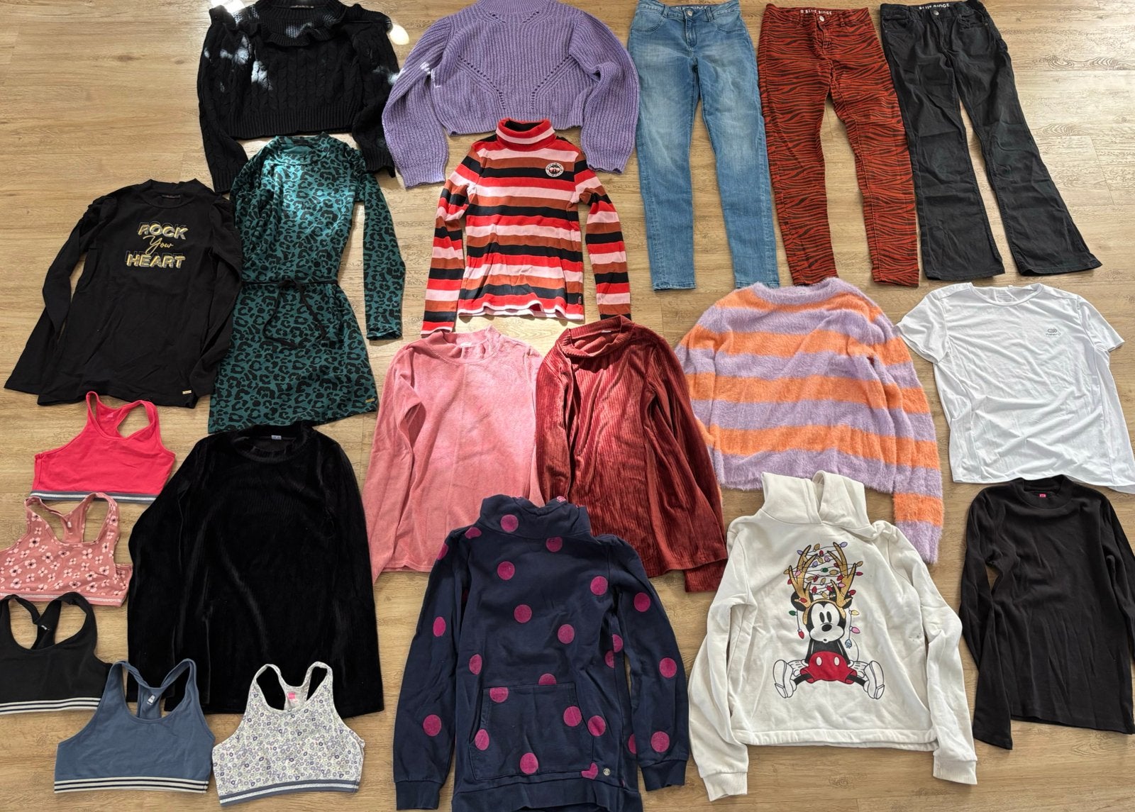 Pakket Kleding Meisje 158/164 - 21 stuks - Totaal 20 euro!, Ophalen of Verzenden, Gebruikt, Meisje