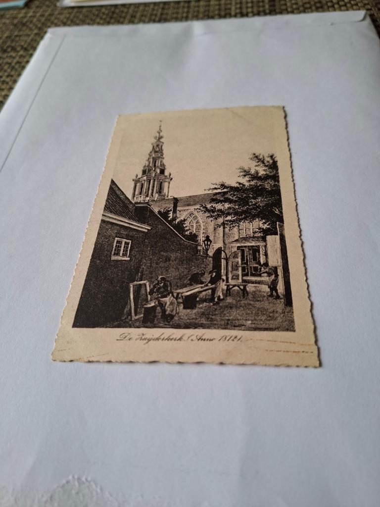 Amersfoort de zuiderkerk  anno 1812, Verzamelen, Ansichtkaarten | Nederland, Ongelopen, Utrecht, 1940 tot 1960, Ophalen of Verzenden