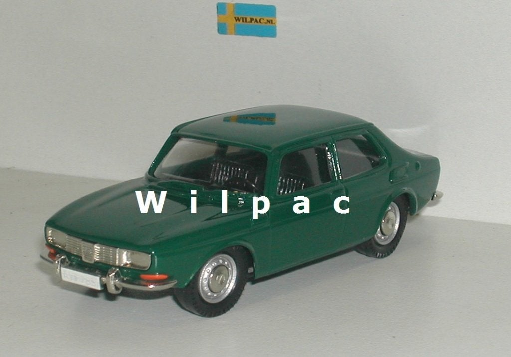 Saab 99 donkergroen. Rob . Eddie . Robeddie 1:43. Re03 ., Hobby en Vrije tijd, Modelauto's | 1:43, Ophalen of Verzenden, Nieuw
