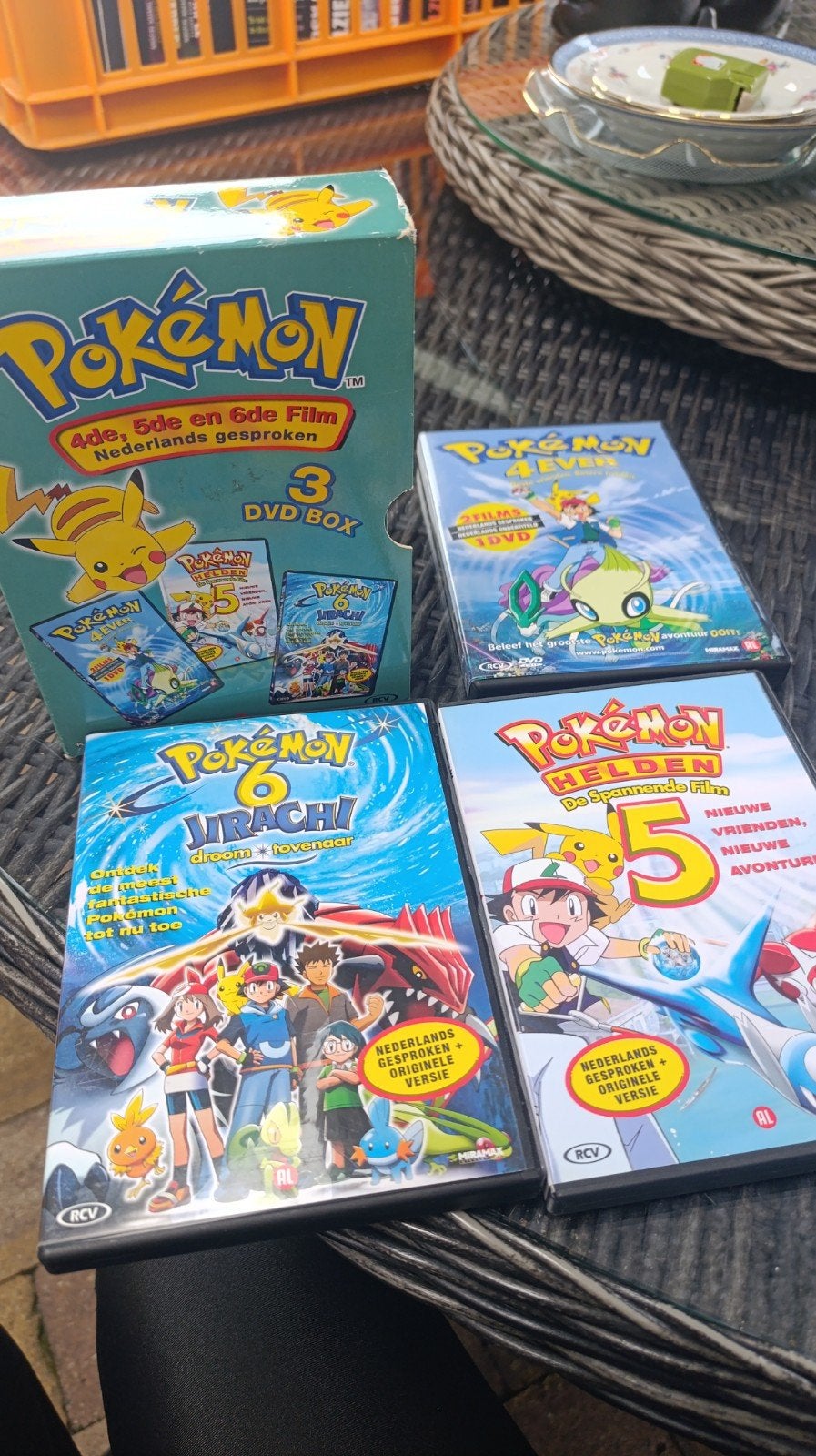 Pokémon DVD Box: Films 4, 5 & 6 (Nederlands Gesproken), Gebruikt, Animatie, Inclusief doosje, Alle leeftijden