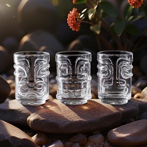 tiki glazen - Drink glazen - Shot glazen - Bar accessoires, Glas of Glazen, Kouwehoek 1b, Nieuw, Ophalen of Verzenden