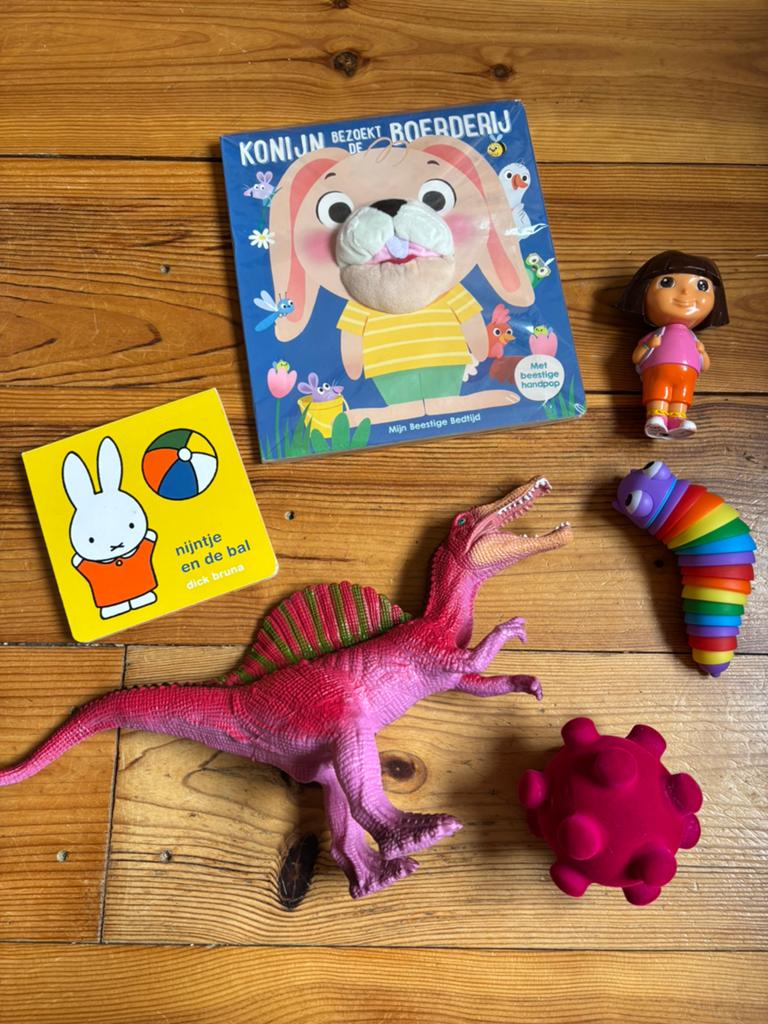 Leuk peuter pakket voor 1 2 jaar, Ophalen of Verzenden, Zo goed als nieuw, Met geluid