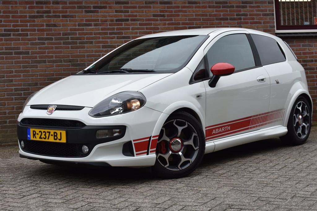 Fiat Punto Evo 1.4 Abarth '12 Clima Inruil mogelijk, Auto's, Fiat, Voorwielaandrijving, Gebruikt, Zwart, 4 cilinders