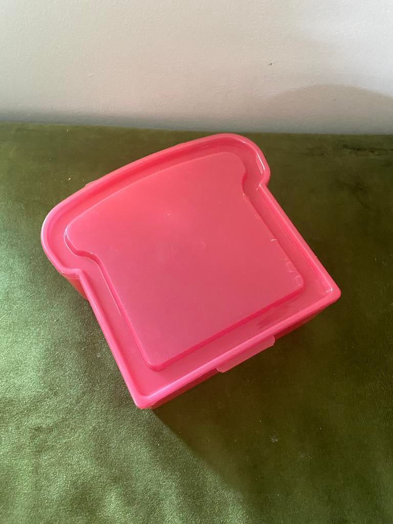 Broodtrommel roze, nooit gebruikt, Ophalen, Nieuw
