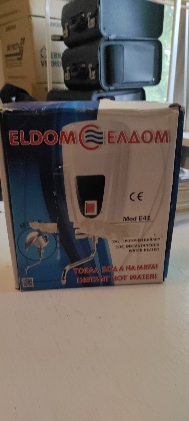 Eldom Instantaneous Water Heater E41 - Nieuw in doos, Ophalen of Verzenden