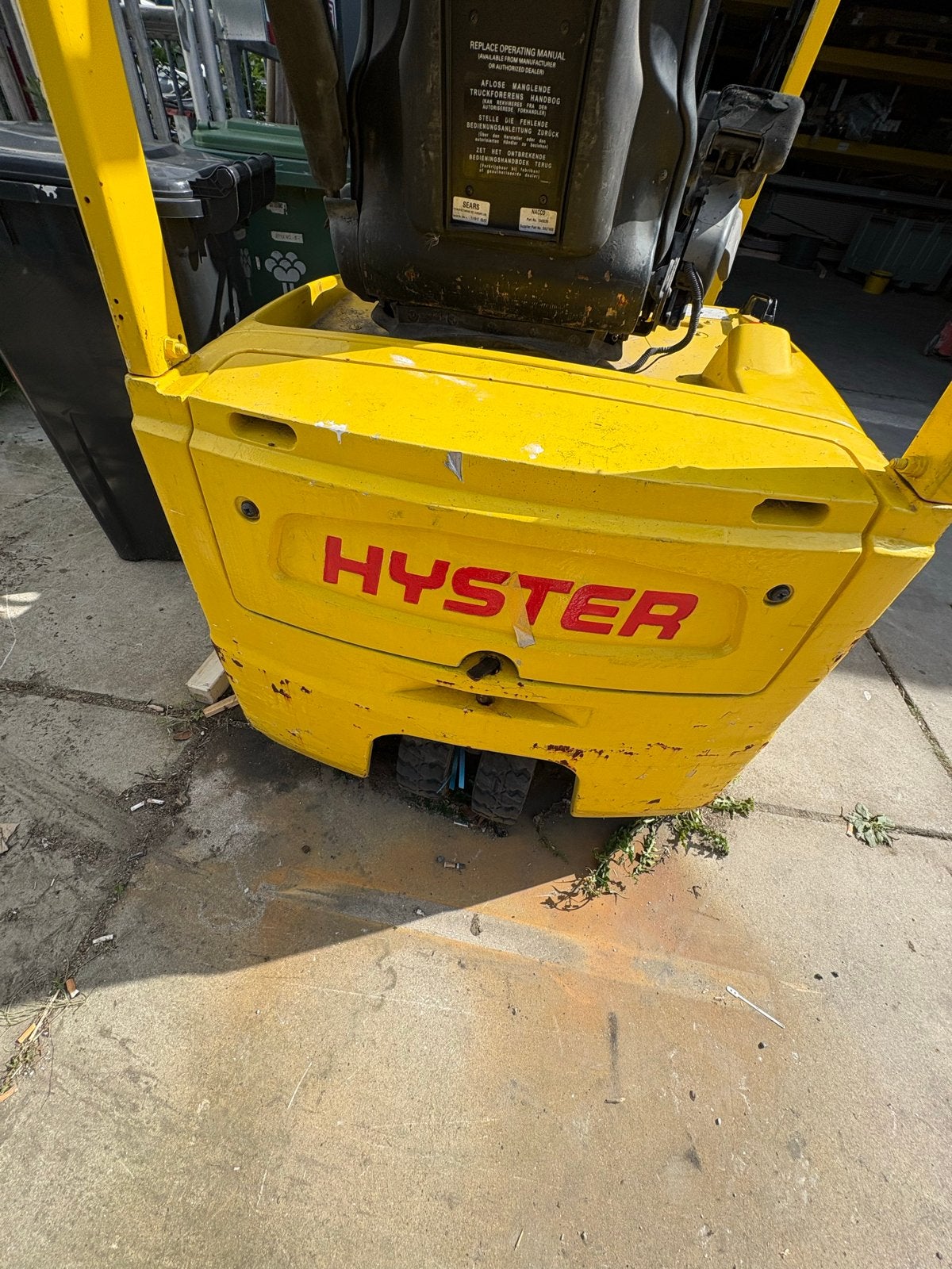 Hyster 2.00 Heftruck -  defect, Zakelijke goederen, Machines en Bouw | Heftrucks en Intern transport, 2000 tot 3000 kg, Ophalen