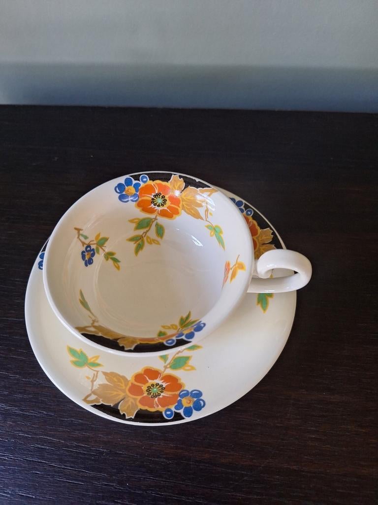 Mosa Maastricht kop en schotel, Huis en Inrichting, Keuken | Servies, Ophalen of Verzenden, Zo goed als nieuw, Overige stijlen