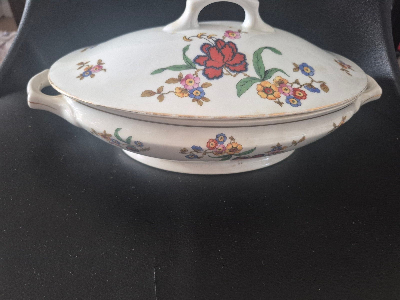 Vintage Epiag Tsjechoslowakije Servies met Bloemenpatroon, Ophalen of Verzenden