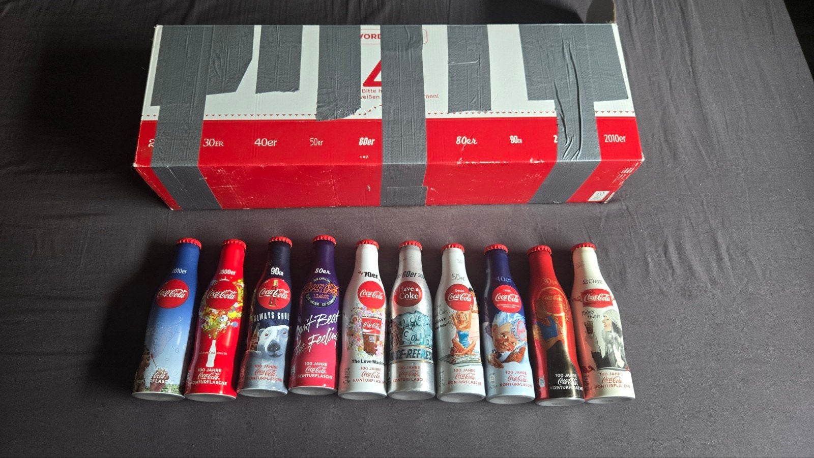 Coca-Cola 100 Jaar Jubileum Flessen Collectie, Ophalen of Verzenden, Zo goed als nieuw, Verpakking