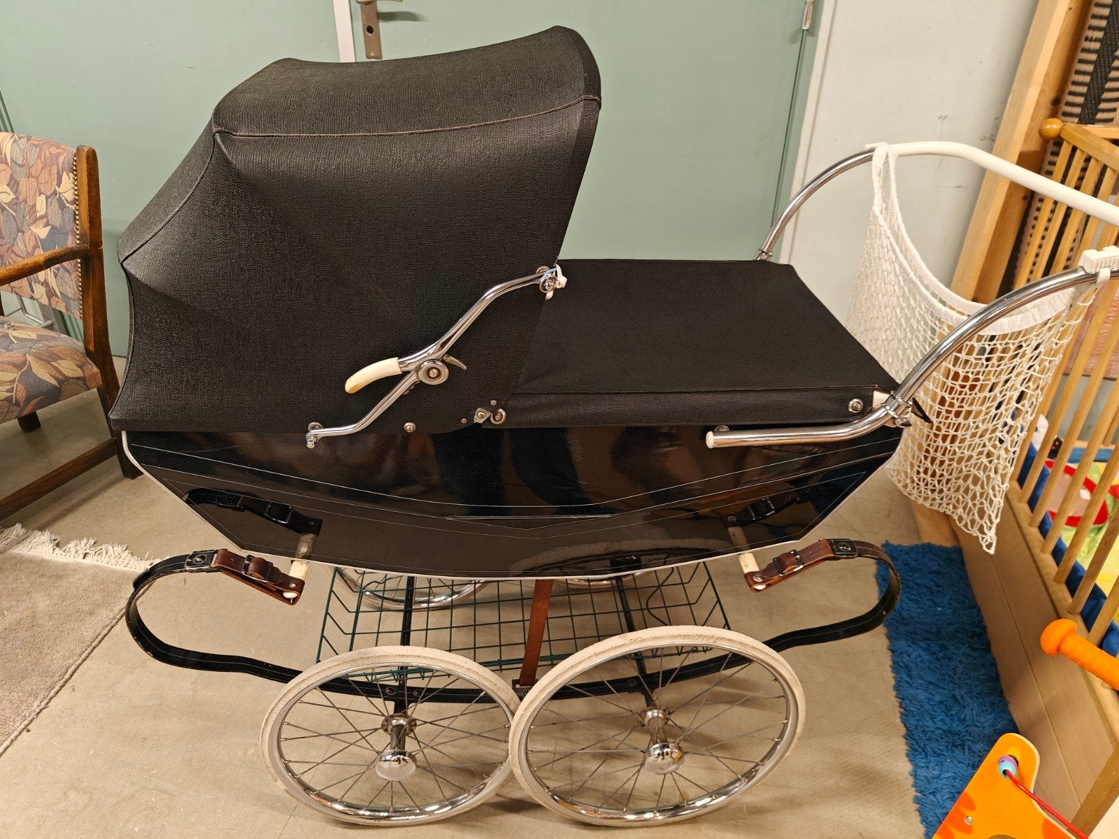 mooie unieke antieke kinderwagen in topstaat, Kinderen en Baby's, Kinderwagens en Combinaties, Ophalen, Overige merken
