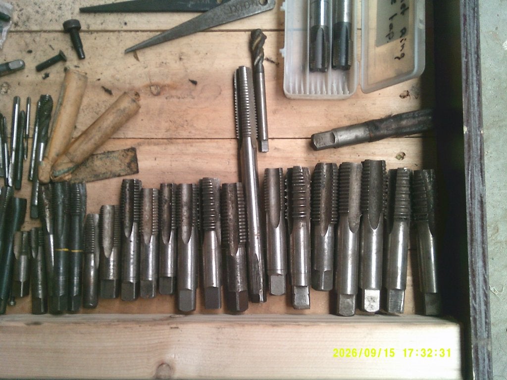 machine tapboren, Ophalen, Gebruikt, Kolomboormachine