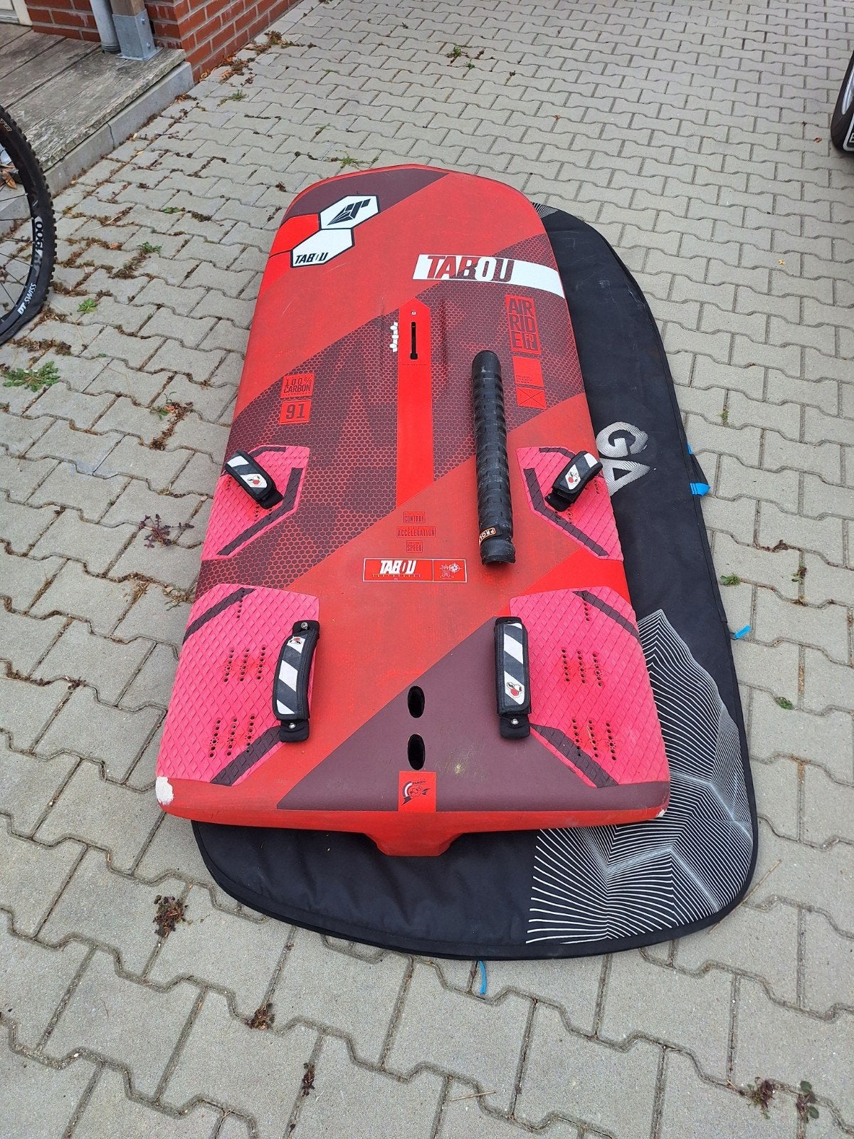 tabou foilboard starboard gt foil direct beginnen met foilen, Ophalen, Gebruikt, Tabou, 6.5 m² tot 8 m²