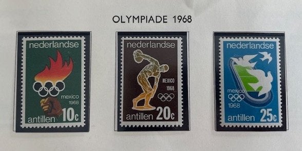 1968 Olympische Spelen  3x, Ophalen of Verzenden, Postfris
