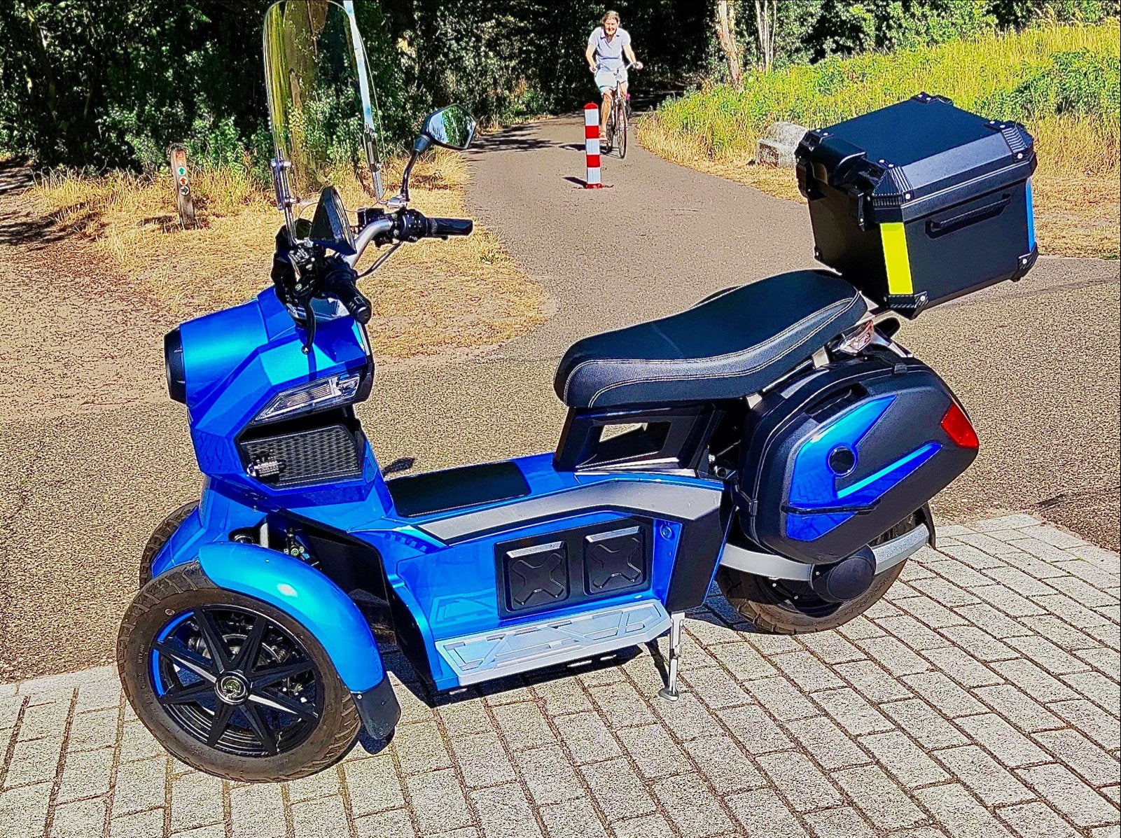 Doohan I Tank E-scooter-Zo goed als nieuw met accessoires 1j, Fietsen en Brommers, Overige merken, Elektrisch, Ophalen of Verzenden