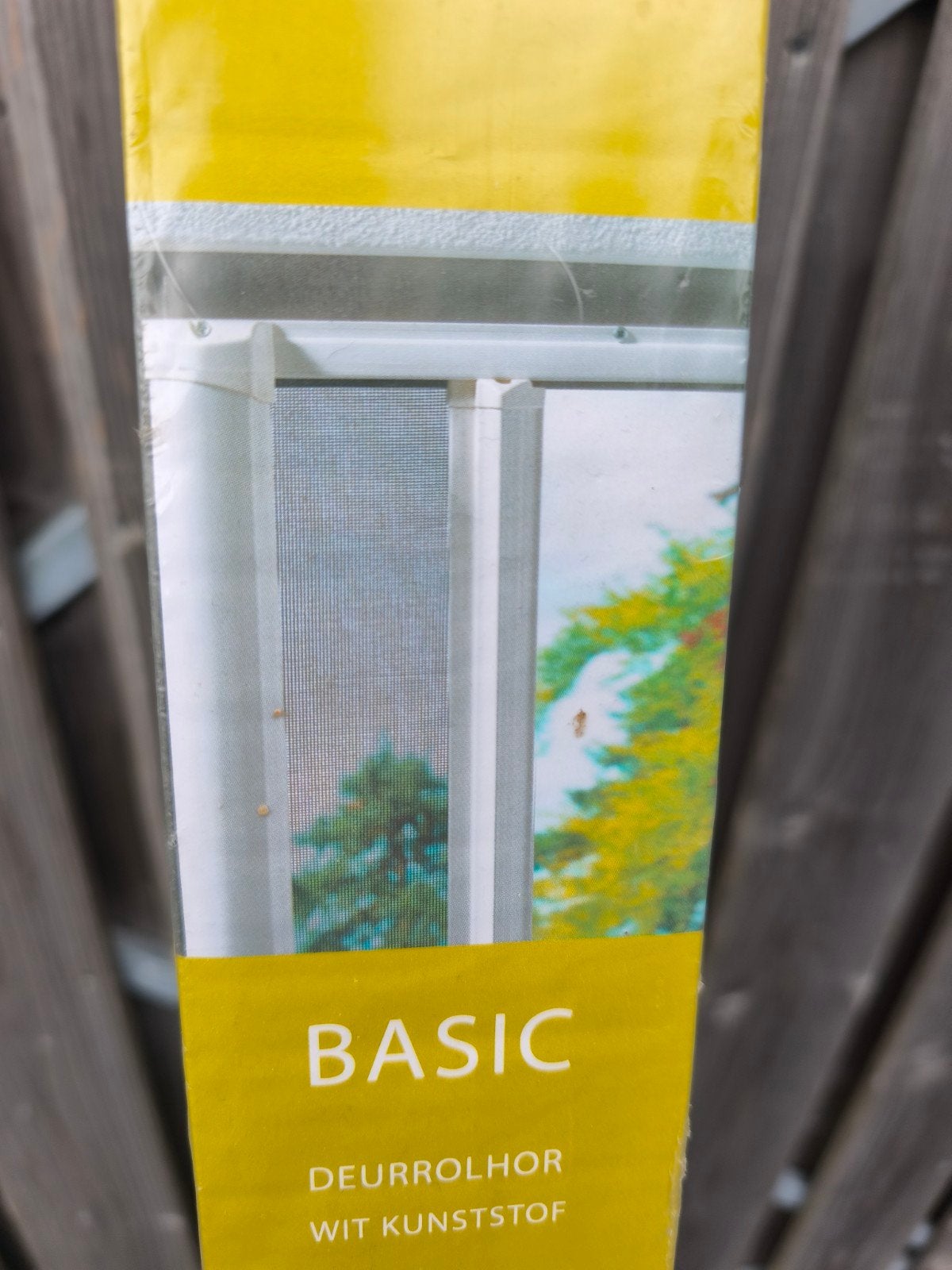 Bruynzeel Basic Deurrolhor Wit 215x110cm Nieuw in Doos, 215 cm of meer, Hordeur, Nieuw, Ophalen