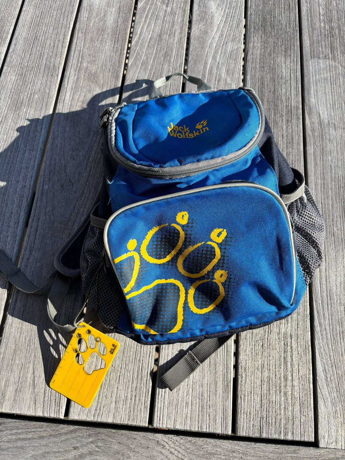Jack Wolfskin Little Joe kinderrugzak - Blauw, Ophalen of Verzenden, Gebruikt