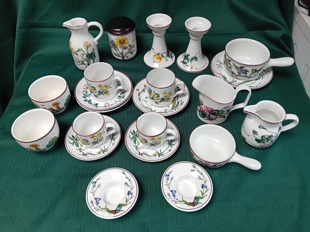 Botanica servies., Ophalen of Verzenden, Zo goed als nieuw, Overige stijlen, Kop(pen) en/of Schotel(s)